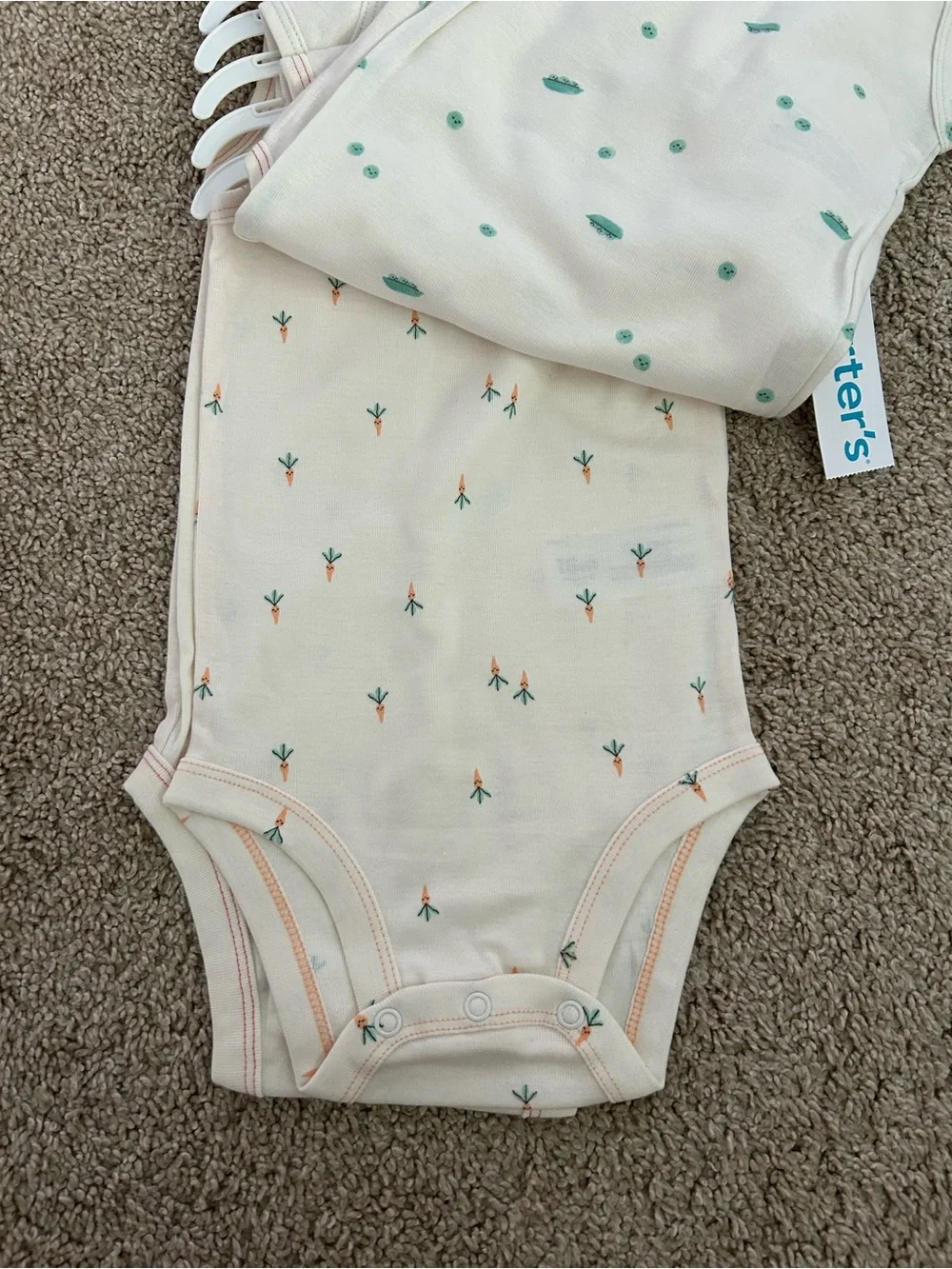 Carter's Baby Veggie Sleeveless One-Piece Bodysuits (5-pack)
